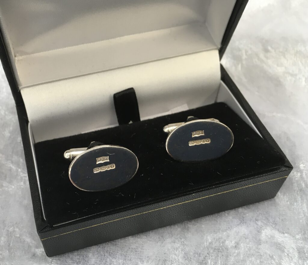 cufflinks Solid Silver Hallmarked
